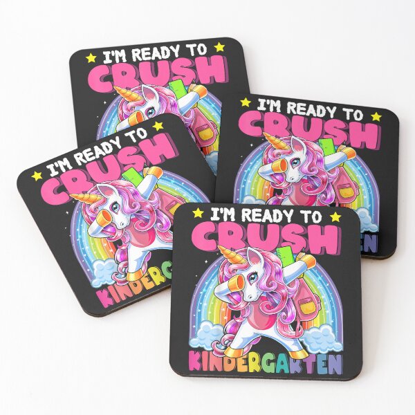 Item preview, Crush Kindergarten Dabbing Unicorn Back to School Girls Gift designed and sold by r1mordech.