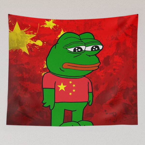 Item preview, Sad Chinese Pepe designed and sold by Slav-Art.