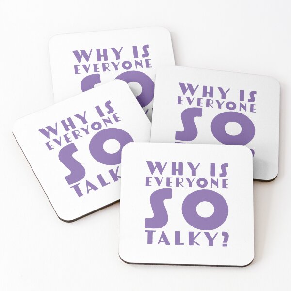 Item preview, Why is everyone so talky? designed and sold by jazzydevil.