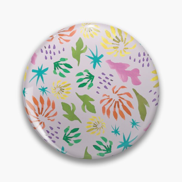 Item preview, Tropical Firewheel Tree Pattern - Lush Australian Rainforest Multicolour Pink Watercolour Design designed and sold by Jay Dee Dearness.