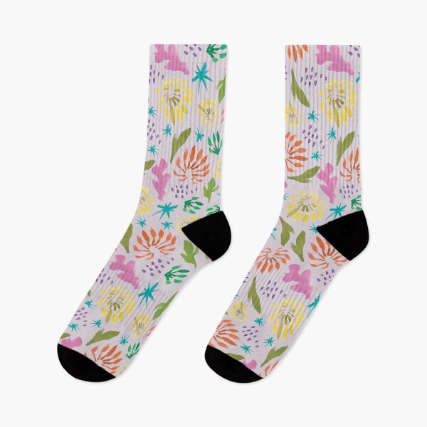 Item preview, Tropical Firewheel Tree Pattern - Lush Australian Rainforest Multicolour Pink Watercolour Design designed and sold by Jay Dee Dearness.