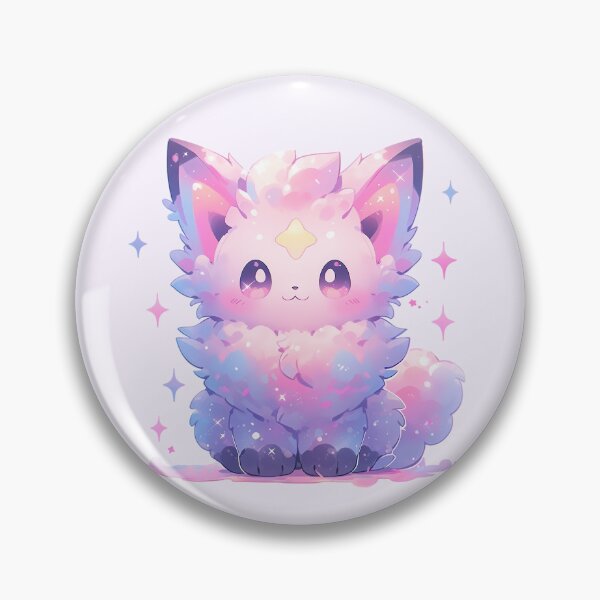 Item preview, Cute Kawaii Pastel Enchanted Wolf designed and sold by PastelMagic.
