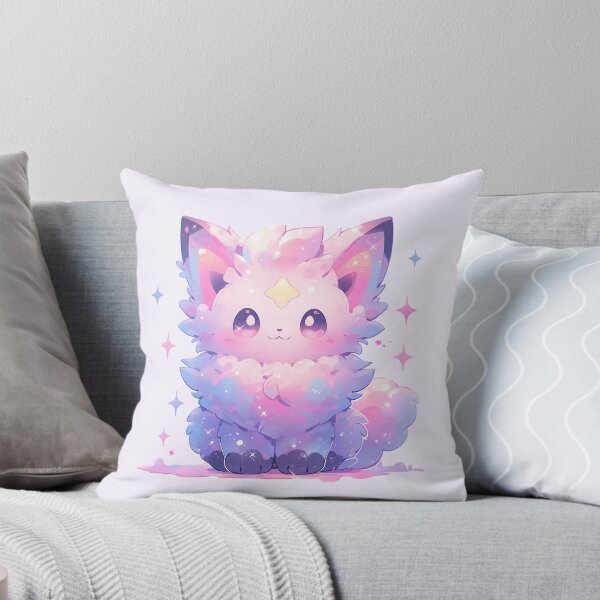 Item preview, Cute Kawaii Pastel Enchanted Wolf designed and sold by PastelMagic.