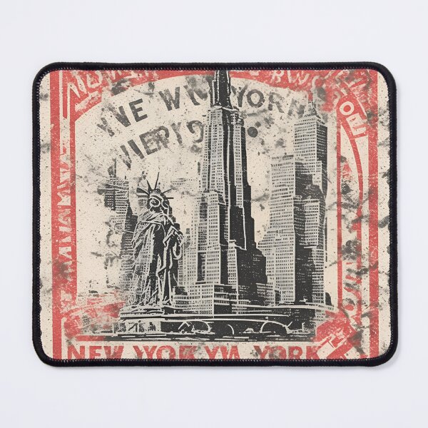 Artikelvorschau, New York City, Briefmarkenkunst entworfen und verkauft von Mingulica.