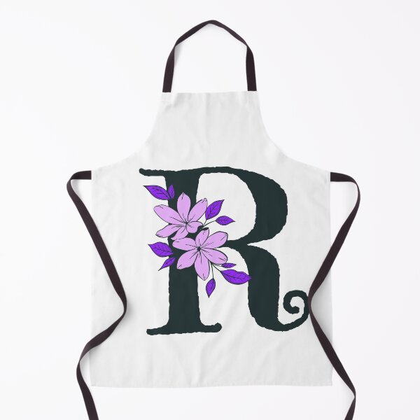 Item preview, Purple floral R monogram designed and sold by Coffee Lifestyle.