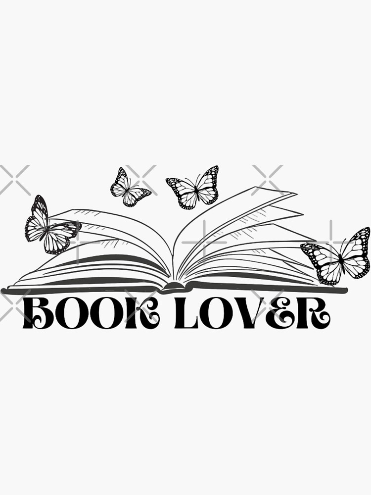 Floral Book Lover Reading Book Sticker for Sale by atalia8932