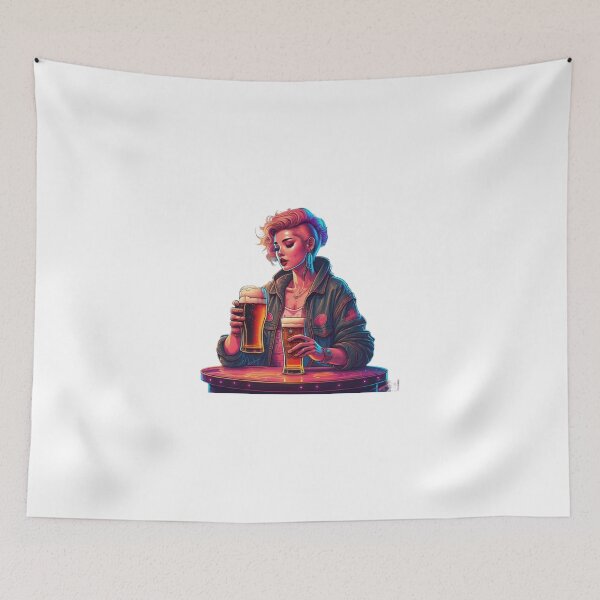 Item preview, Beer lover in night life NIGHT 2 designed and sold by SpecialForceART.