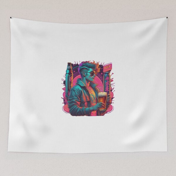 Item preview, Beer lover in night life NIGHT 4 designed and sold by SpecialForceART.