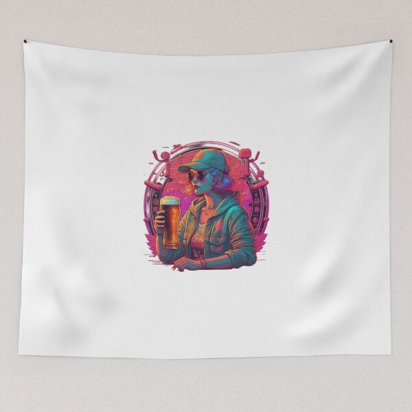Item preview, Beer lover in night life NIGHT 5 designed and sold by SpecialForceART.