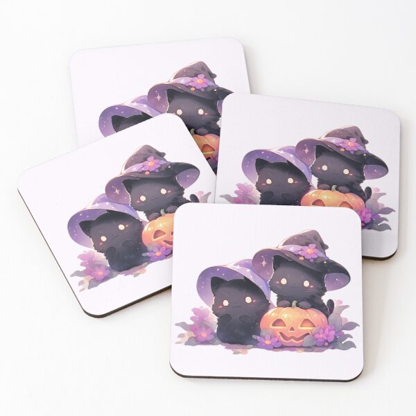 Item preview, Cute Kawaii Pastel Witchy Cats designed and sold by PastelMagic.