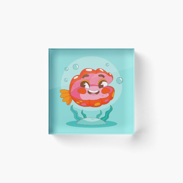 Item preview, Free Vector Hand Drawn Clam Cartoon Illustration designed and sold by hjian8219.