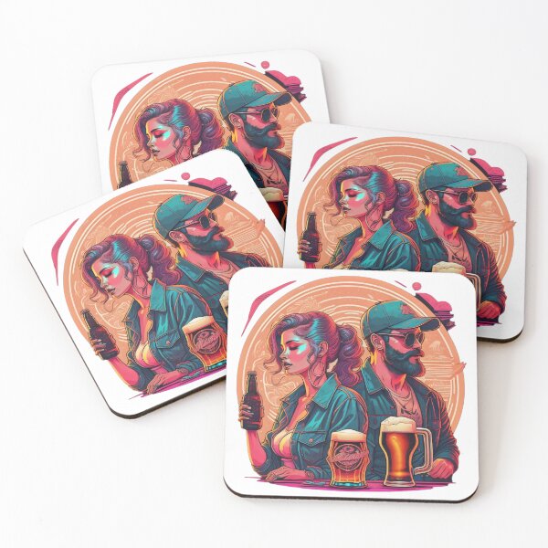 Item preview, Beer lover in night life NIGHT 7 designed and sold by SpecialForceART.