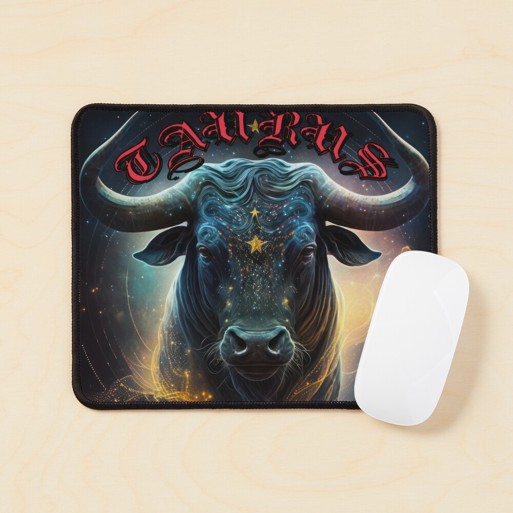 Bull Grill Logo Taurus Mythology Style' Mouse Pad