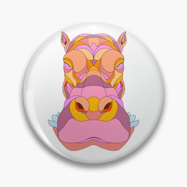 Item preview, Hippo vector art designed and sold by ArtofSayankan.