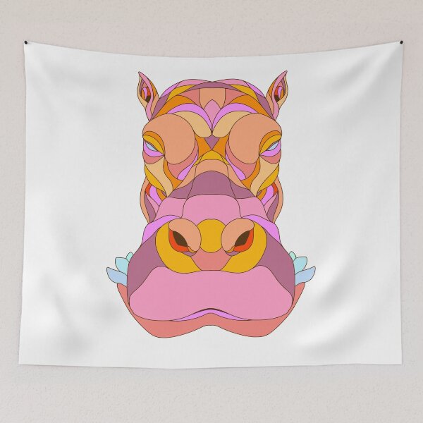 Item preview, Hippo vector art designed and sold by ArtofSayankan.