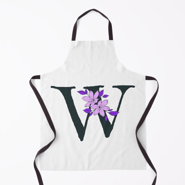 Item preview, Purple floral W monogram designed and sold by Coffee Lifestyle.