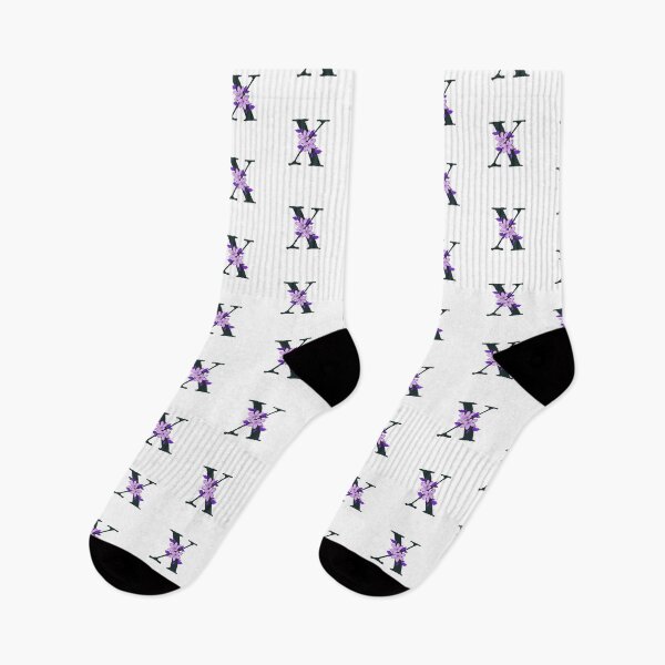 Item preview, Purple floral X monogram designed and sold by Coffee Lifestyle.