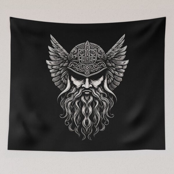 Item preview, Odin Warrior Nordic Viking Mythology designed and sold by Odd World.