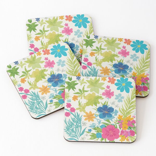 Item preview, Summer Beach Flower Pattern designed and sold by BlueBard.