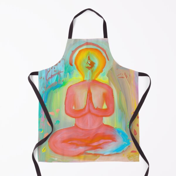 Item preview, Colorful paitning of a meditating peace designed and sold by zajkart.