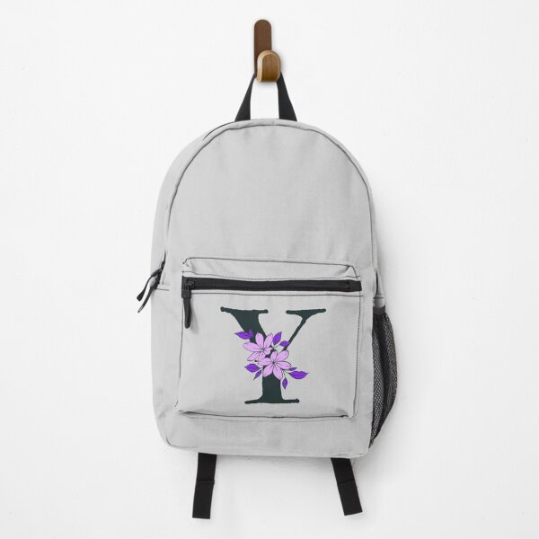 Item preview, Purple floral Y monogram designed and sold by Coffee Lifestyle.