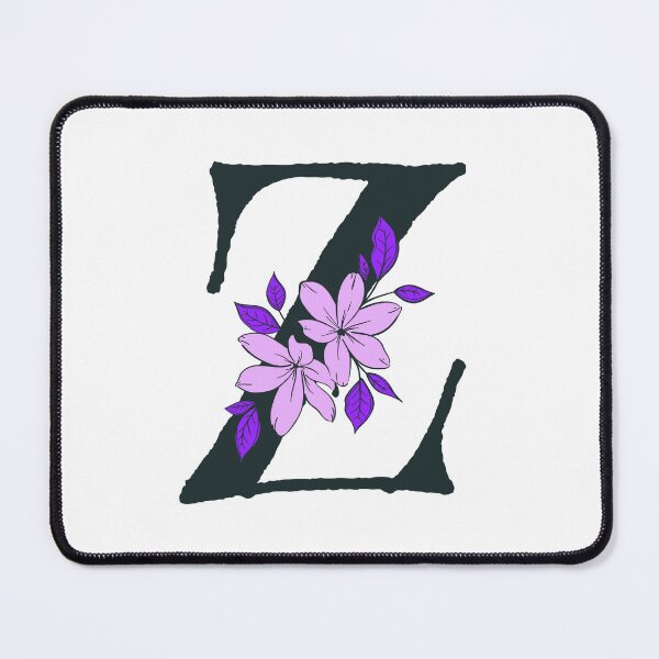 Item preview, Purple floral Z monogram designed and sold by Coffee Lifestyle.