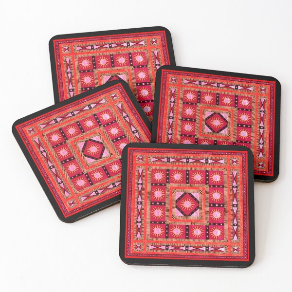 Item preview,  “Stitch In Time" 4 | Inspired by Shisha Mirror Embroidery designed and sold by LiseHoltArt.