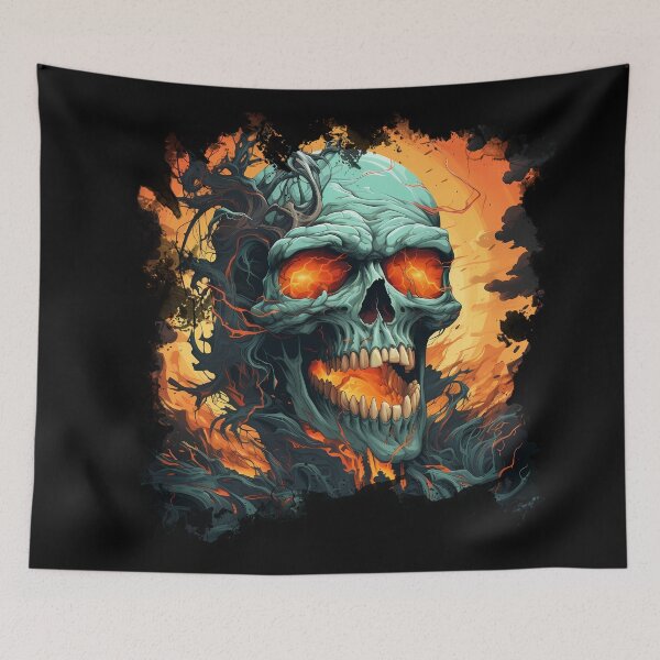 Item preview, Apocalyptic Vision: Demonic Skull Unleashed designed and sold by BNCH44.
