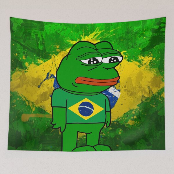 Item preview, Sad Brazilian Pepe designed and sold by Slav-Art.