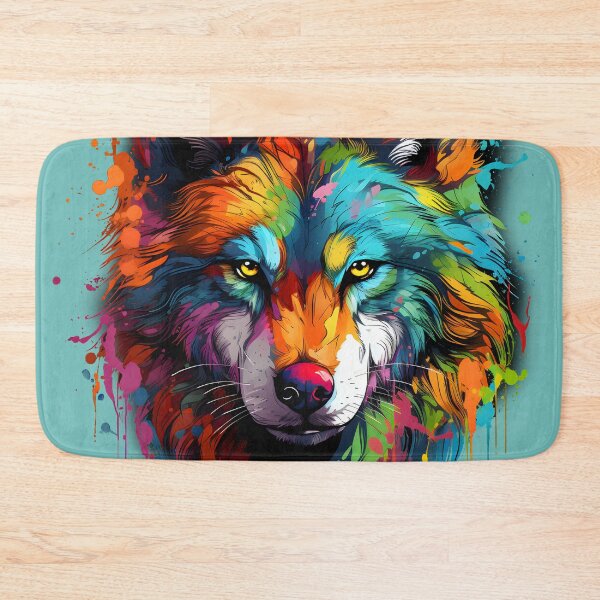 Item preview, Coloured Wolf designed and sold by Obsidian Ink by Wilshire.