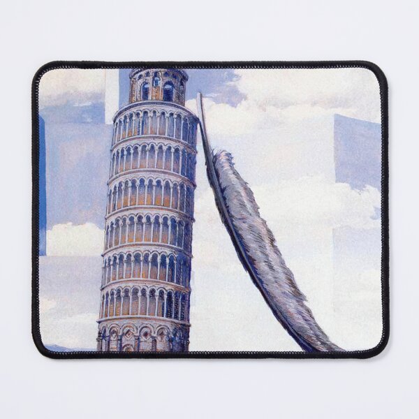 Item preview, rené magritte Merging Lightness and Symbolism art and gift for sales designed and sold by EditorArt.