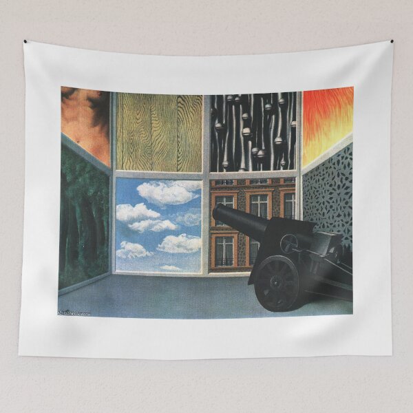 Item preview, rené magritte Merging Lightness and Symbolism art and gift for sales designed and sold by EditorArt.