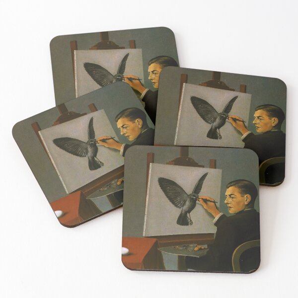 Item preview, rené magritte Merging Lightness and Symbolism art and gift for sales designed and sold by EditorArt.