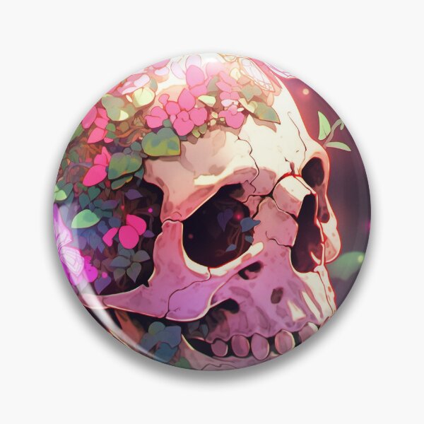 Item preview, Floral Skull - Life & Death designed and sold by Istarfal.