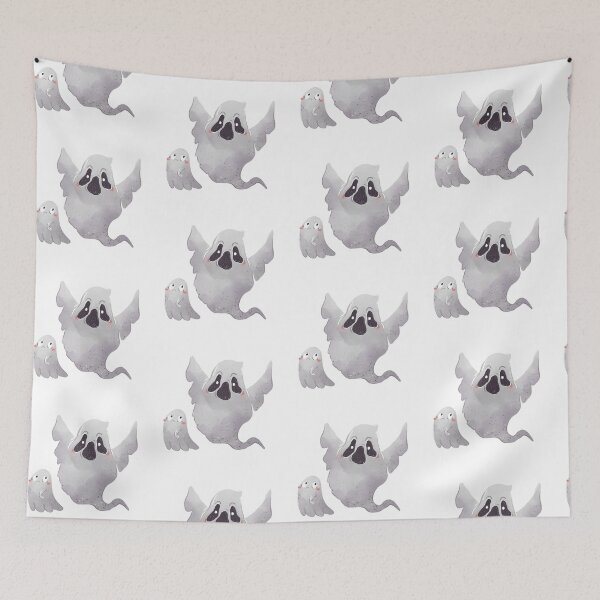 Item preview, Cartoon cute ghost designed and sold by OllyKo.