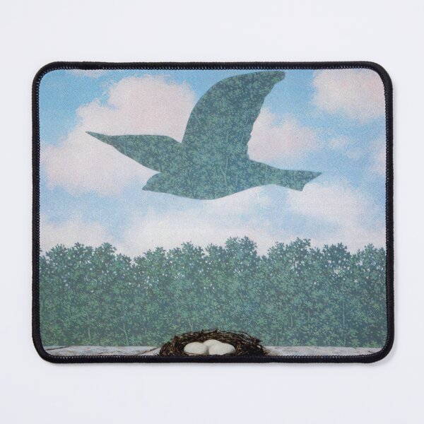 Item preview, rené magritte Merging Lightness and Symbolism art and gift for sales designed and sold by EditorArt.