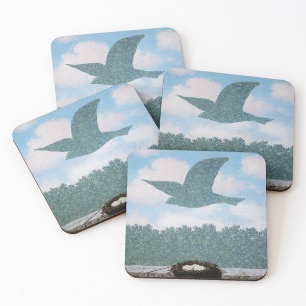 Item preview, rené magritte Merging Lightness and Symbolism art and gift for sales designed and sold by EditorArt.