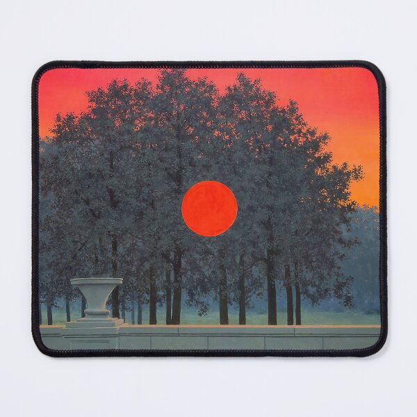 Item preview, rené magritte Merging Lightness and Symbolism art and gift for sales designed and sold by EditorArt.