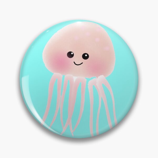 Item preview, Happy little pink Jelly Fish designed and sold by cacs.
