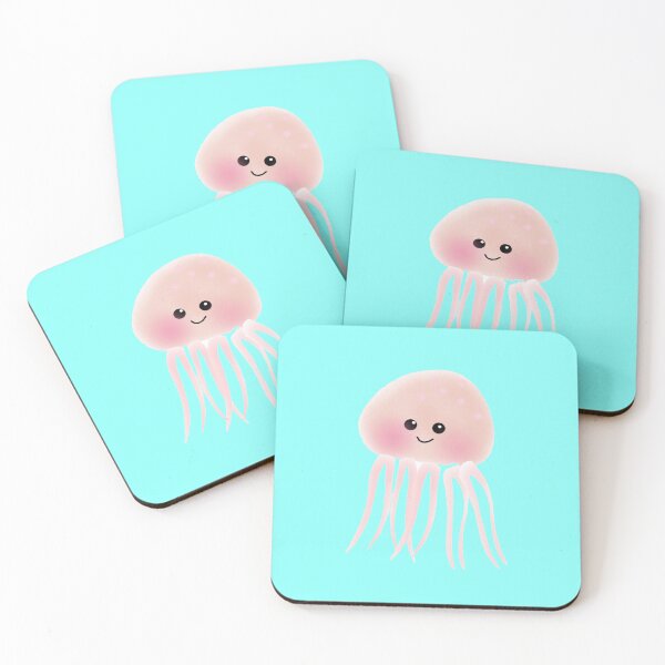 Item preview, Happy little pink Jelly Fish designed and sold by cacs.