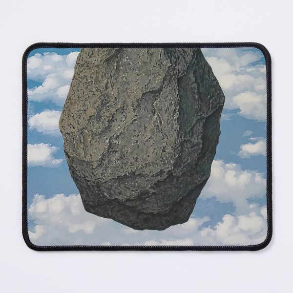 Item preview, rené magritte Merging Lightness and Symbolism art and gift for sales designed and sold by EditorArt.