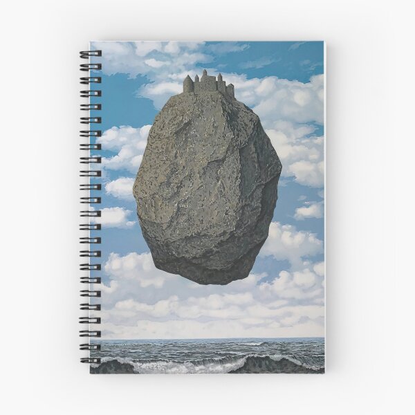 Item preview, rené magritte Merging Lightness and Symbolism art and gift for sales designed and sold by EditorArt.