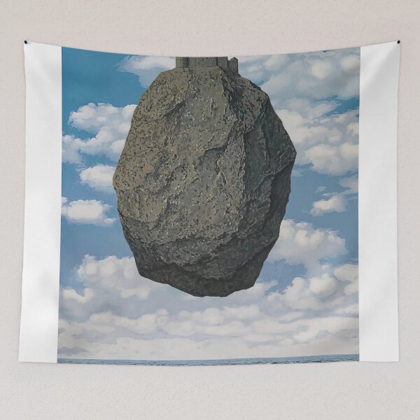 Item preview, rené magritte Merging Lightness and Symbolism art and gift for sales designed and sold by EditorArt.