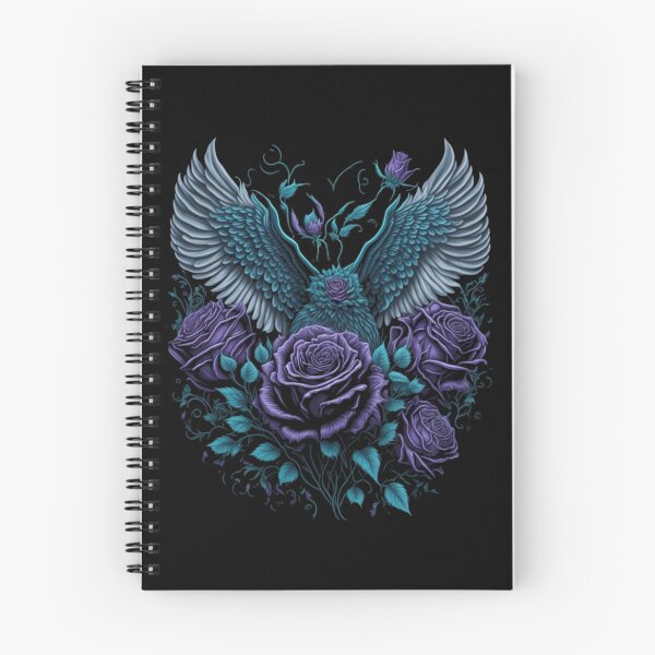Item preview, Wings and roses tattoo style art designed and sold by Kashear.