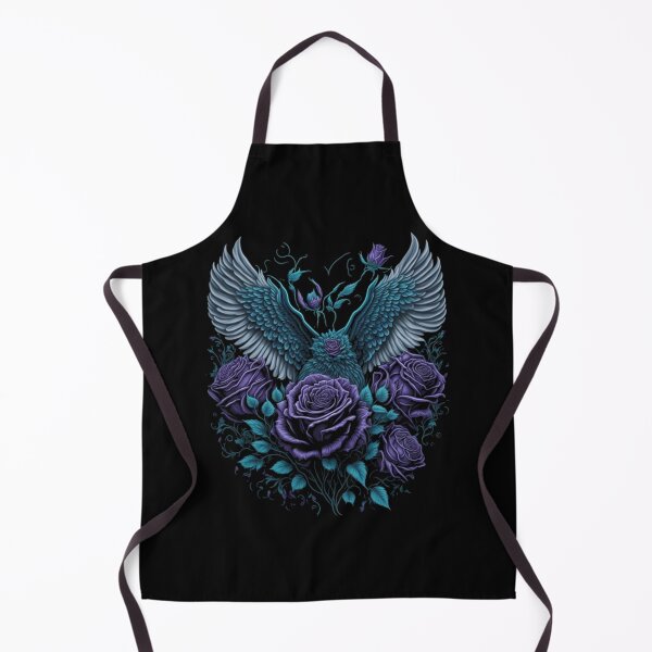 Item preview, Wings and roses tattoo style art designed and sold by Kashear.