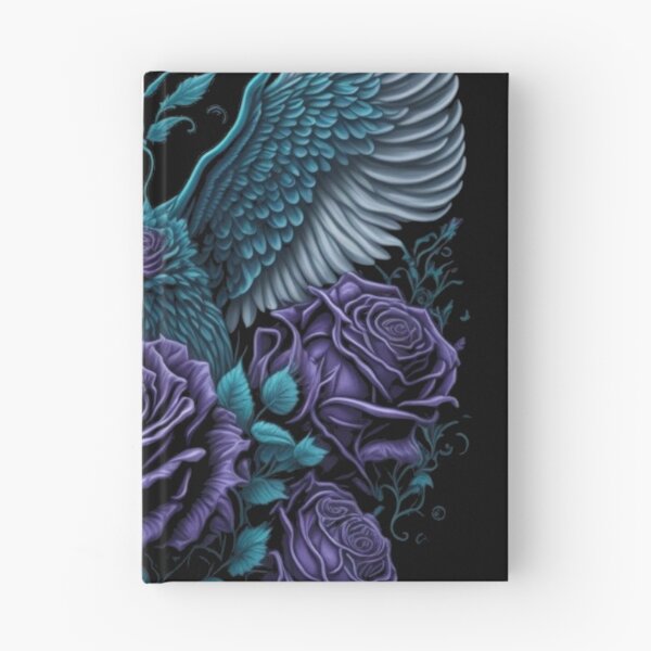 Item preview, Wings and roses tattoo style art designed and sold by Kashear.