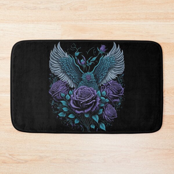 Item preview, Wings and roses tattoo style art designed and sold by Kashear.