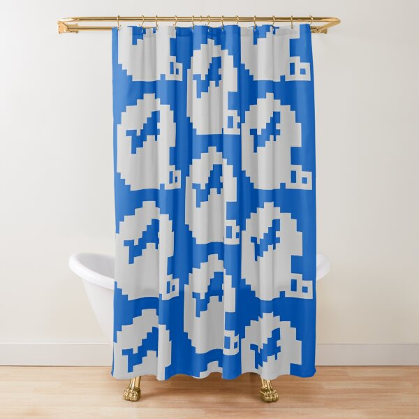 Detroit Lions 50 Years Vintage Poster Shower Curtain