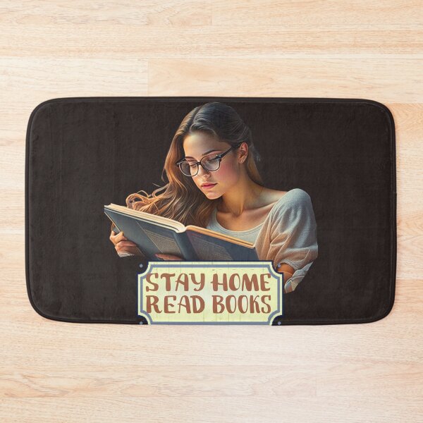 Item preview, Stay Home Read Books-Reading Quotes-Reading Aesthetic. designed and sold by oldtimesss.