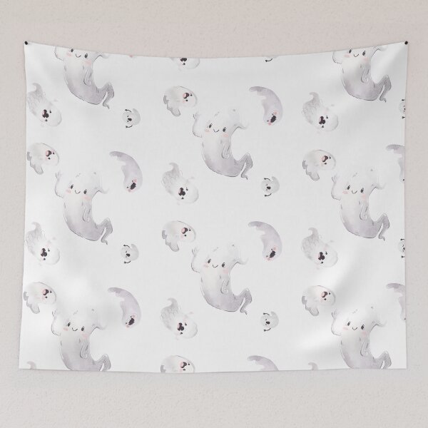 Item preview, Cartoon cute ghost designed and sold by OllyKo.